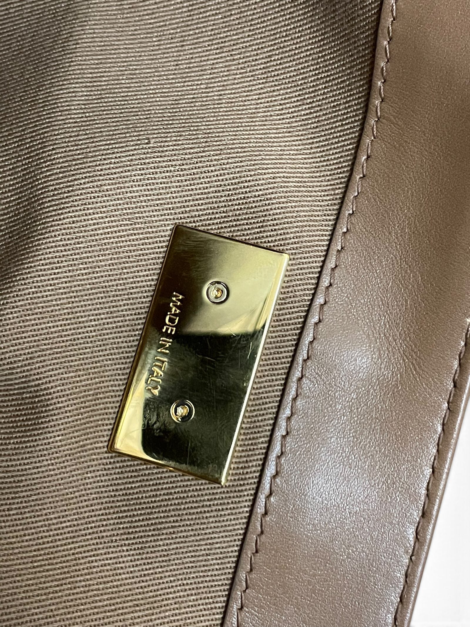 Placca dorata Made in Italy borsa My Sicily D&G