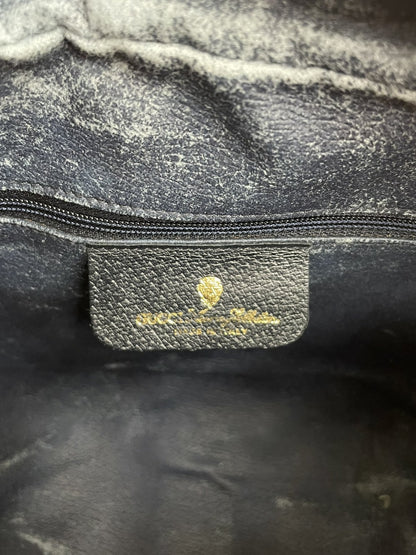 Marchio interno in pelle con stampa dorata Gucci Accessory Collection Made in Italy