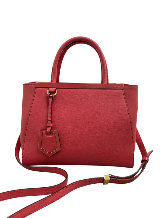 Fendi 2Jours borsa in pelle color rosa acceso - AgeVintage
