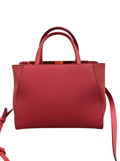 Fendi 2Jours borsa in pelle color rosa acceso - AgeVintage