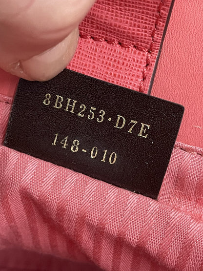 Fendi 2Jours borsa in pelle color rosa acceso - AgeVintage