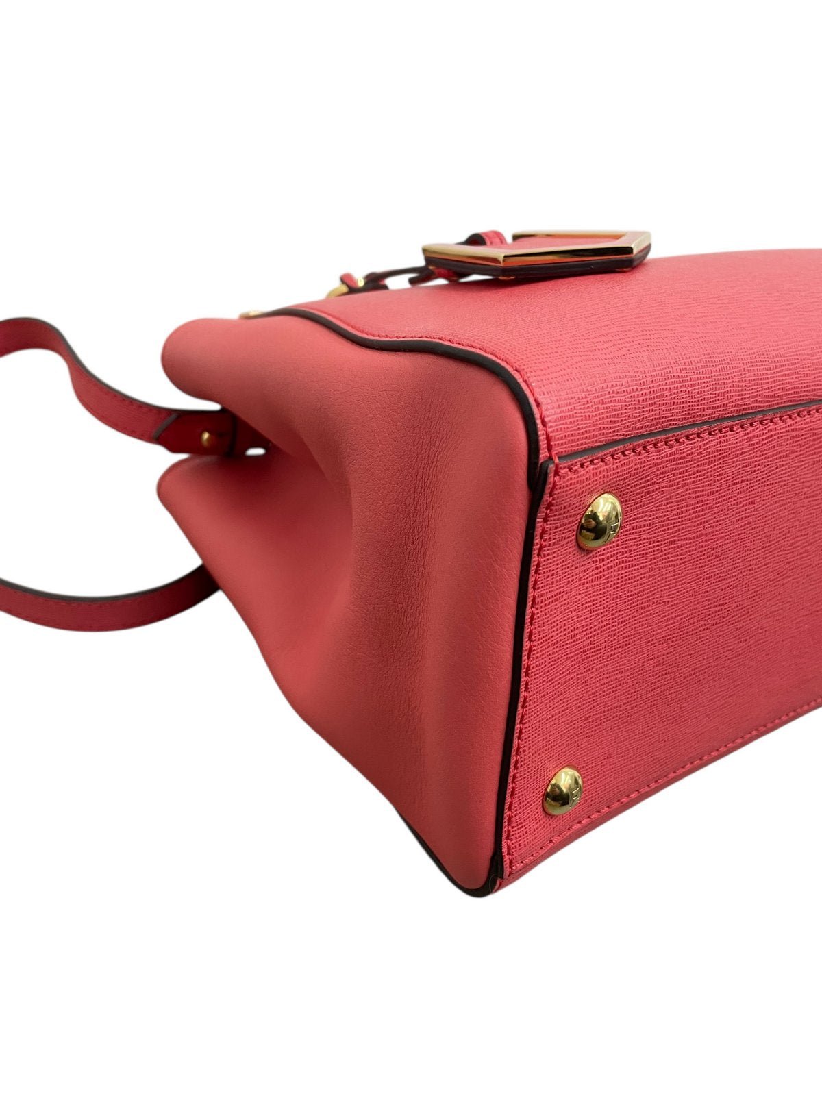 Fendi 2Jours borsa in pelle color rosa acceso - AgeVintage