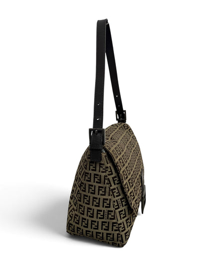 Fendi Baguette Zucchino vintage vista laterale sinistra
