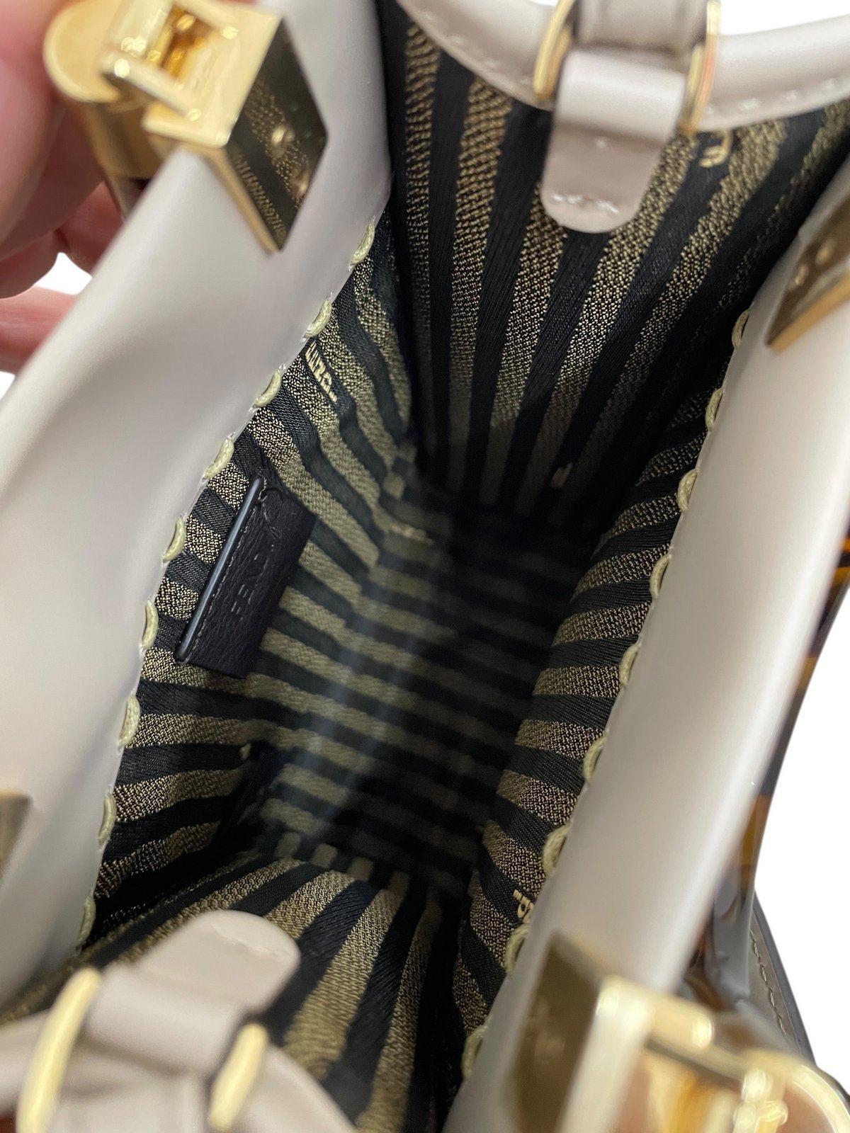 Fendi Mini Sunshine borsa tracolla in pelle - AgeVintage