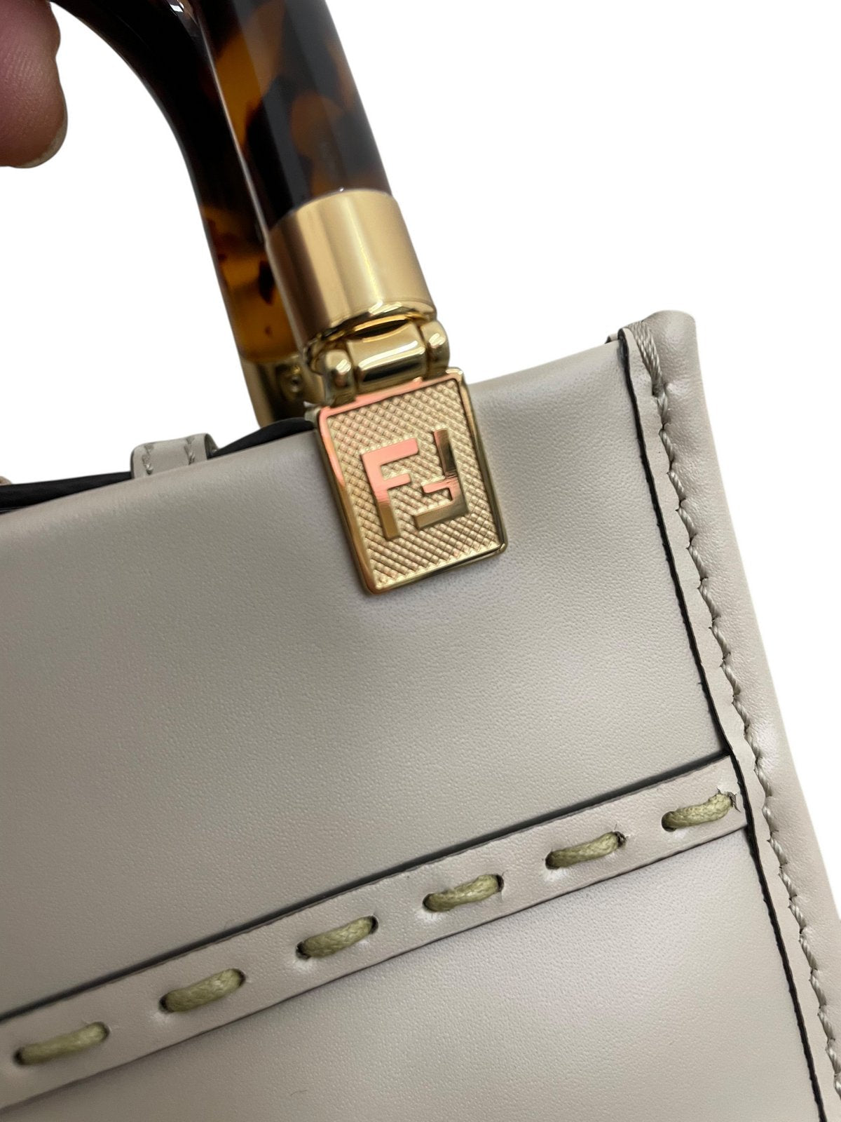 Fendi Mini Sunshine borsa tracolla in pelle - AgeVintage