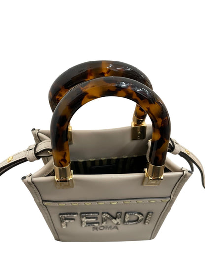 Fendi Mini Sunshine borsa tracolla in pelle - AgeVintage