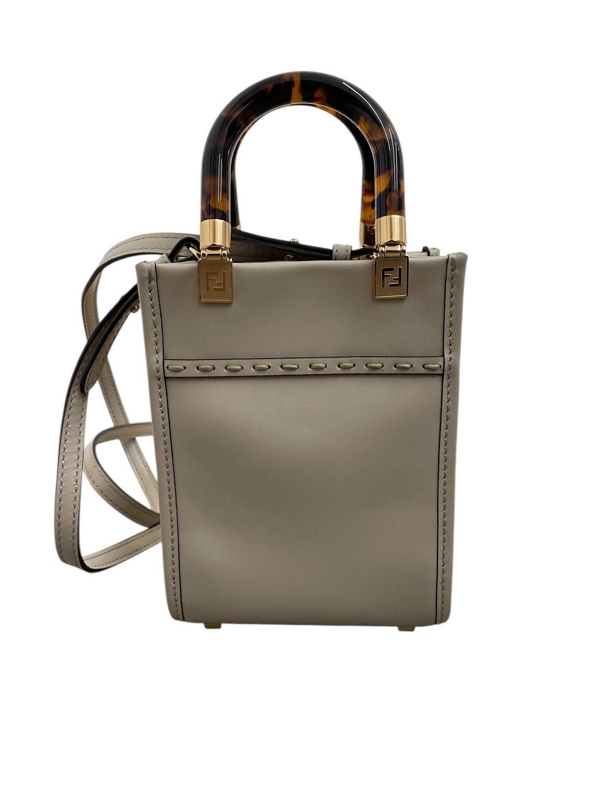 Fendi Mini Sunshine borsa tracolla in pelle - AgeVintage