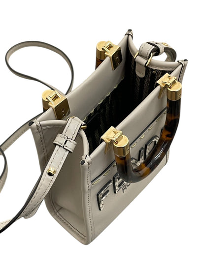 Fendi Mini Sunshine borsa tracolla in pelle - AgeVintage