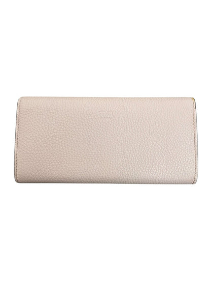 Fendi Portafoglio Continental Peekaboo in Pelle Rosa - AgeVintage