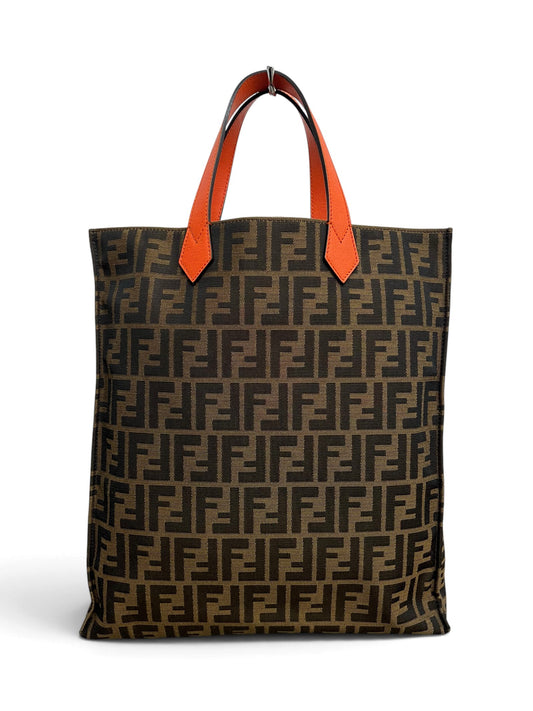 Fendi tote FF Zucca jacquard vista frontale