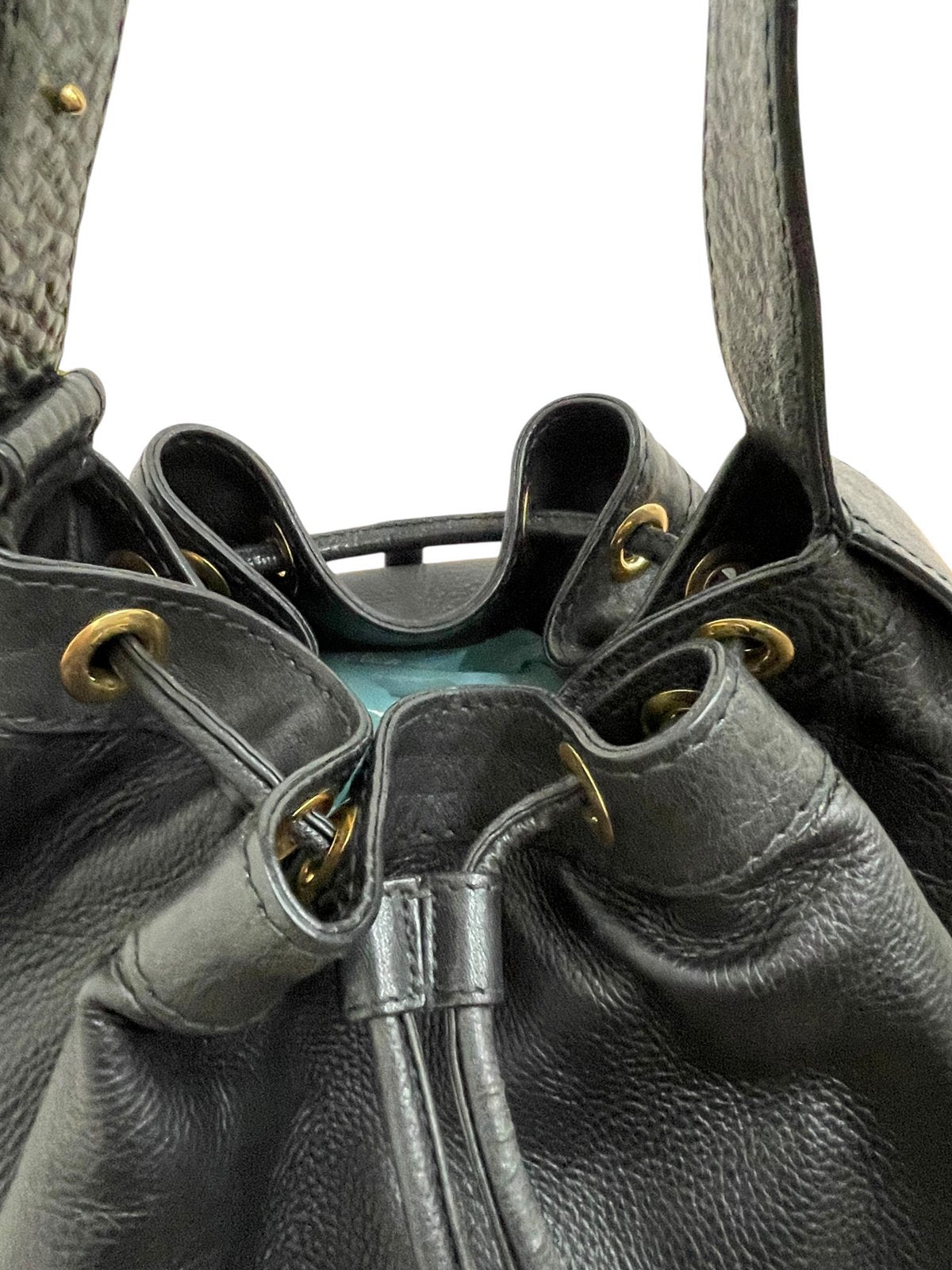 Gucci borsa Interlocking Icon Hobo in Pelle Nera - AgeVintage