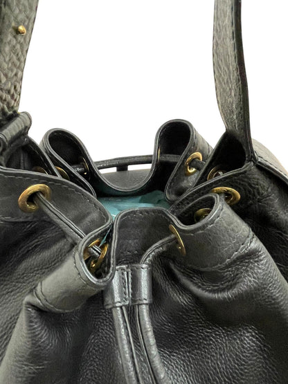 Gucci borsa Interlocking Icon Hobo in Pelle Nera - AgeVintage