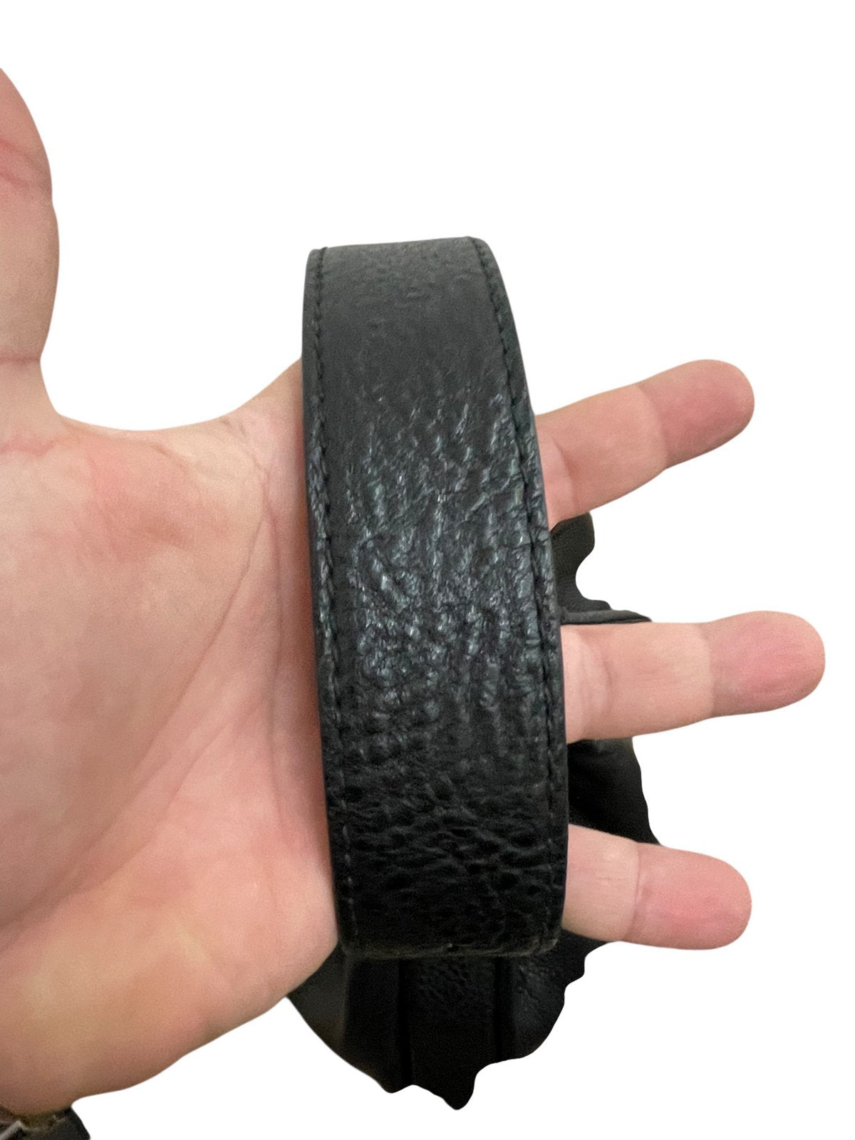 Gucci borsa Interlocking Icon Hobo in Pelle Nera - AgeVintage