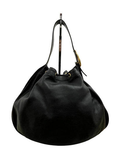 Gucci borsa Interlocking Icon Hobo in Pelle Nera - AgeVintage