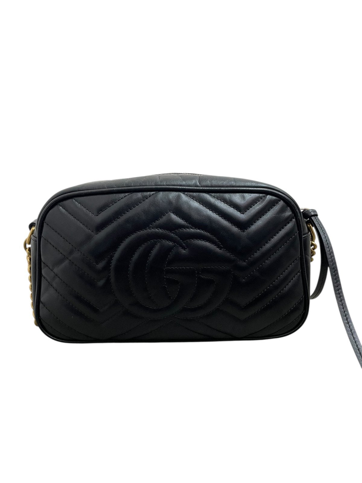 Gucci camera bag 24 cm in pelle colore nera - AgeVintage