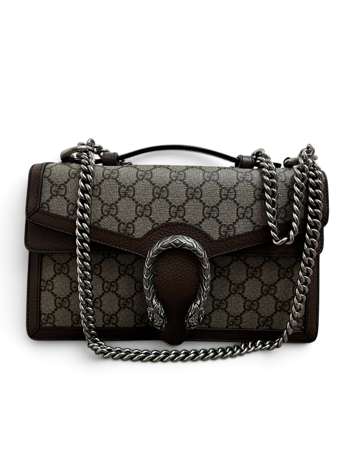 Gucci Dionysus Small GG Supreme vista frontale