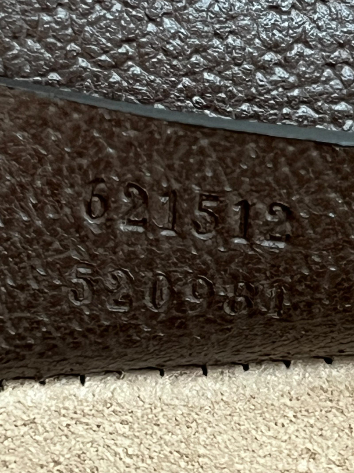 Numero seriale 621512 520951 borsa Gucci Dionysus