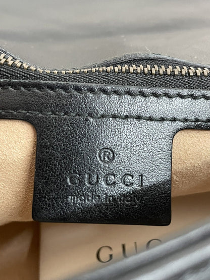 Gucci GG Marmont Small borsa in Pelle Matelassé Nera - AgeVintage