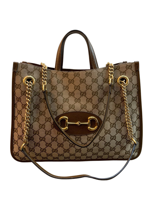 Gucci Horsebit 1955 chain tote bag - AgeVintage