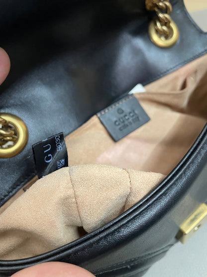 Gucci marmont 22 cm borsa a spalla crossbody - AgeVintage