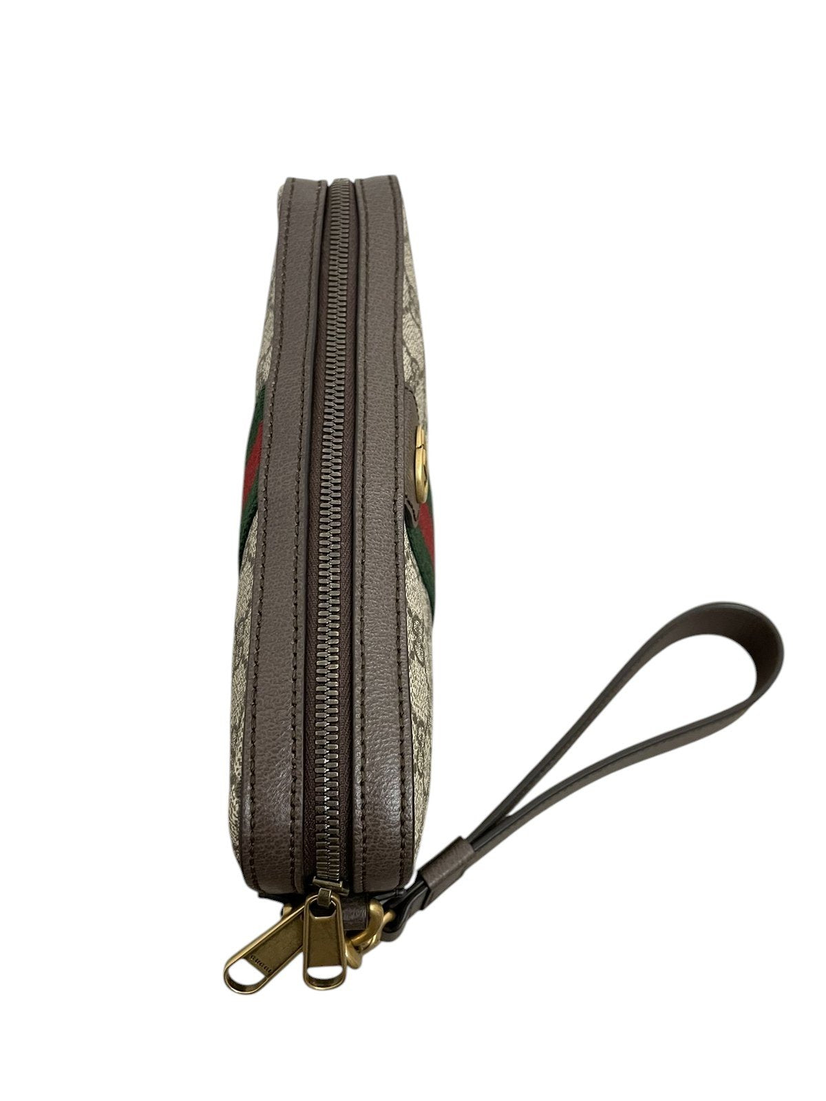 Profilo laterale stretto borsa Gucci Ophidia con anello per cinturino - agevintage