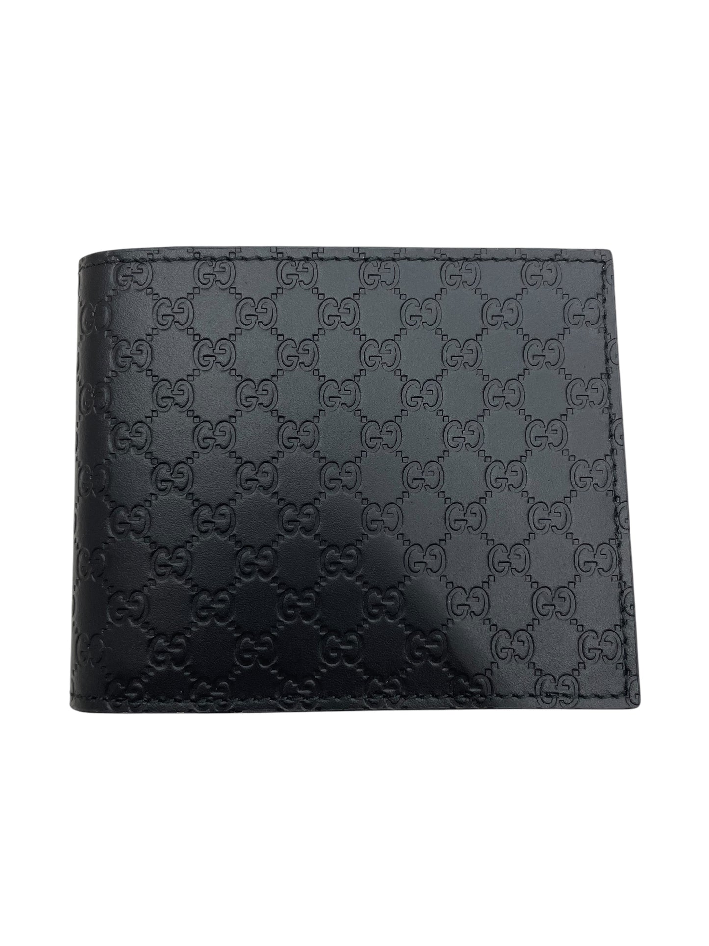 Gucci portafoglio uomo Microguccissima nero esterno fronte
