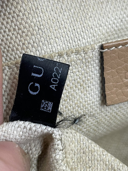 Gucci Soho Disco borsa tracolla in Pelle Martellata Beige - AgeVintage