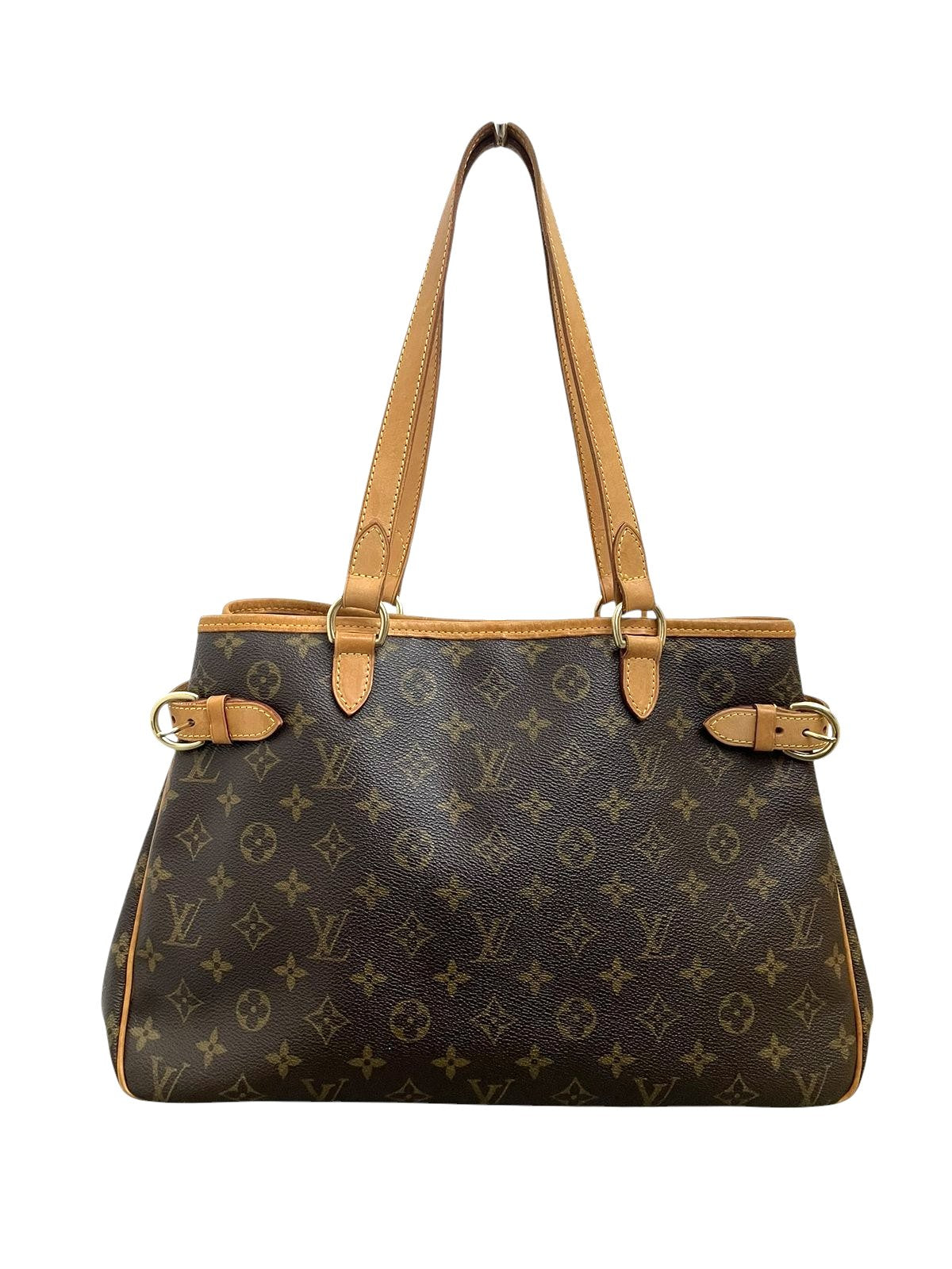 Borsa Louis Vuitton Batignolles Horizontal in tela Monogram vista frontale - agevintage