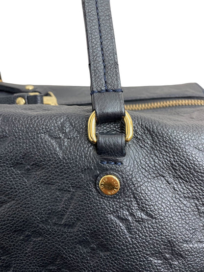 Louis Vuitton Lumineuse PM in pelle colore blu navy - AgeVintage