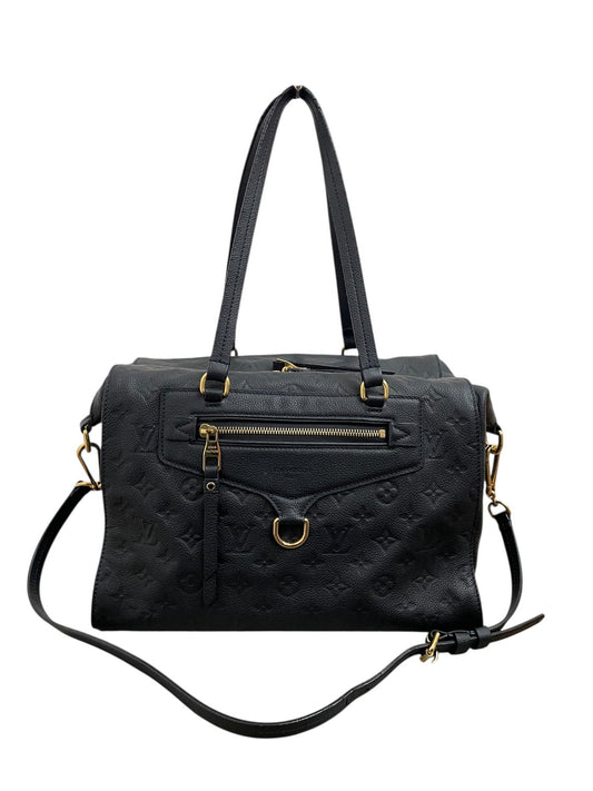 Louis Vuitton Lumineuse PM in pelle colore blu navy - AgeVintage