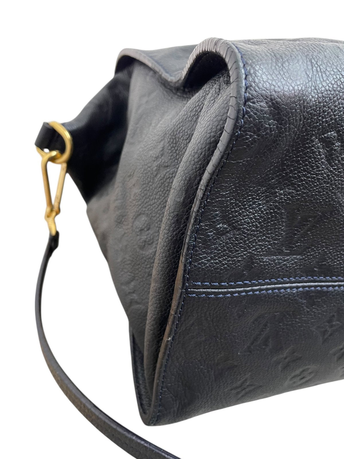 Louis Vuitton Lumineuse PM in pelle colore blu navy - AgeVintage