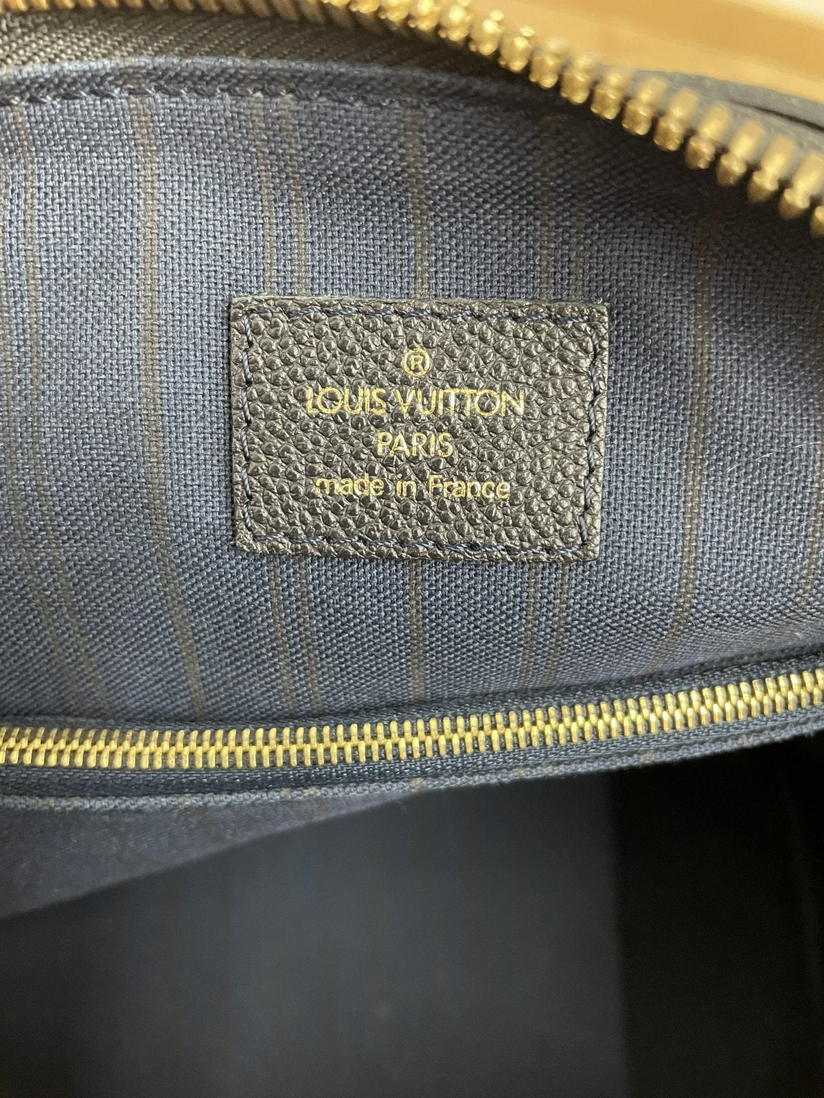 Louis Vuitton Lumineuse PM in pelle colore blu navy - AgeVintage