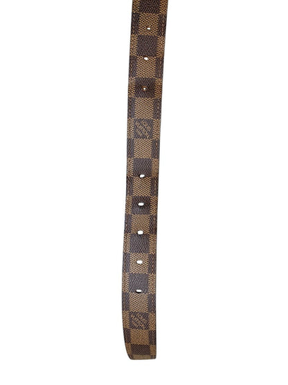Louis Vuitton M6995 cintura in tela damier ebene misura 90 - AgeVintage