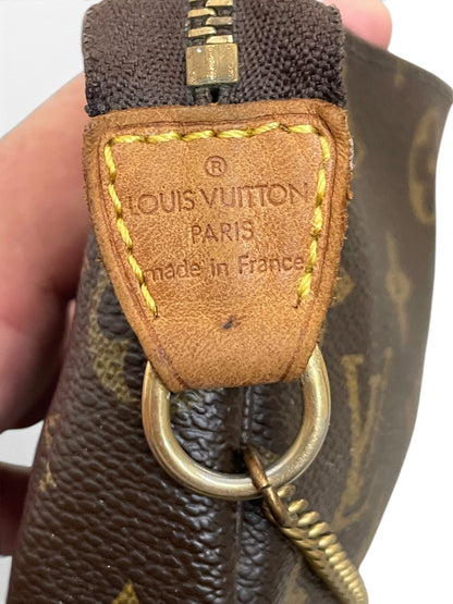 Etichetta Louis Vuitton Paris made in France Mini Pochette