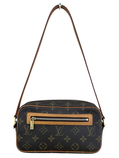 Borsa a spalla vintage Louis Vuitton Monogram Pochette Cité vista frontale