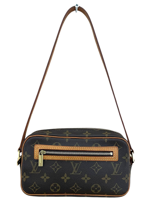 Borsa a spalla vintage Louis Vuitton Monogram Pochette Cité vista frontale