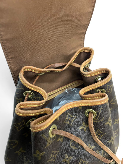 Interno con cordoncino drawstring zaino Louis Vuitton Montsouris