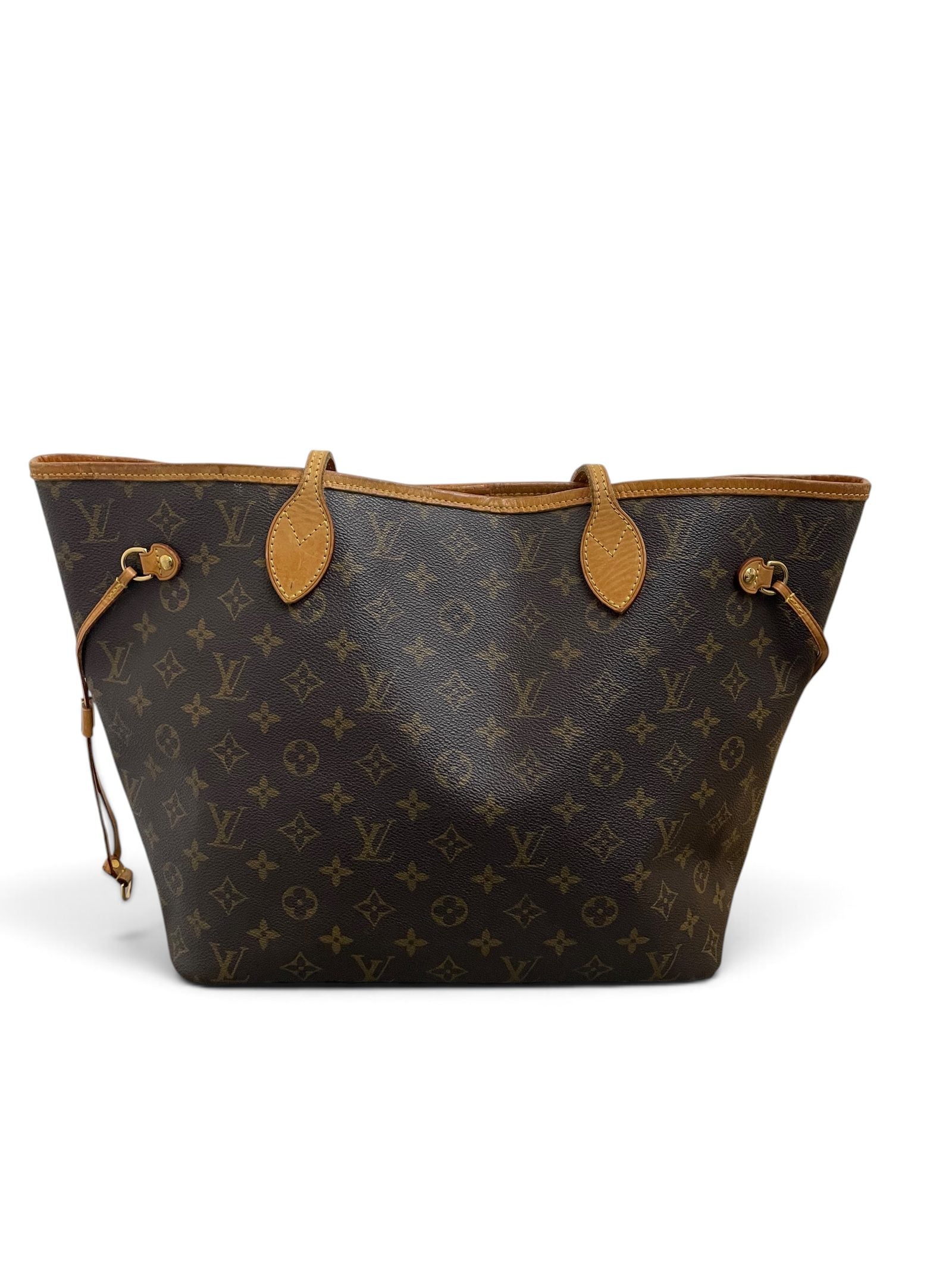 Louis Vuitton Neverfull MM monogram vista posteriore