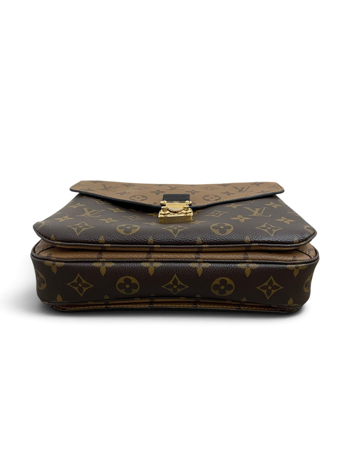 Louis Vuitton Pochette Métis vista dal basso canvas monogram