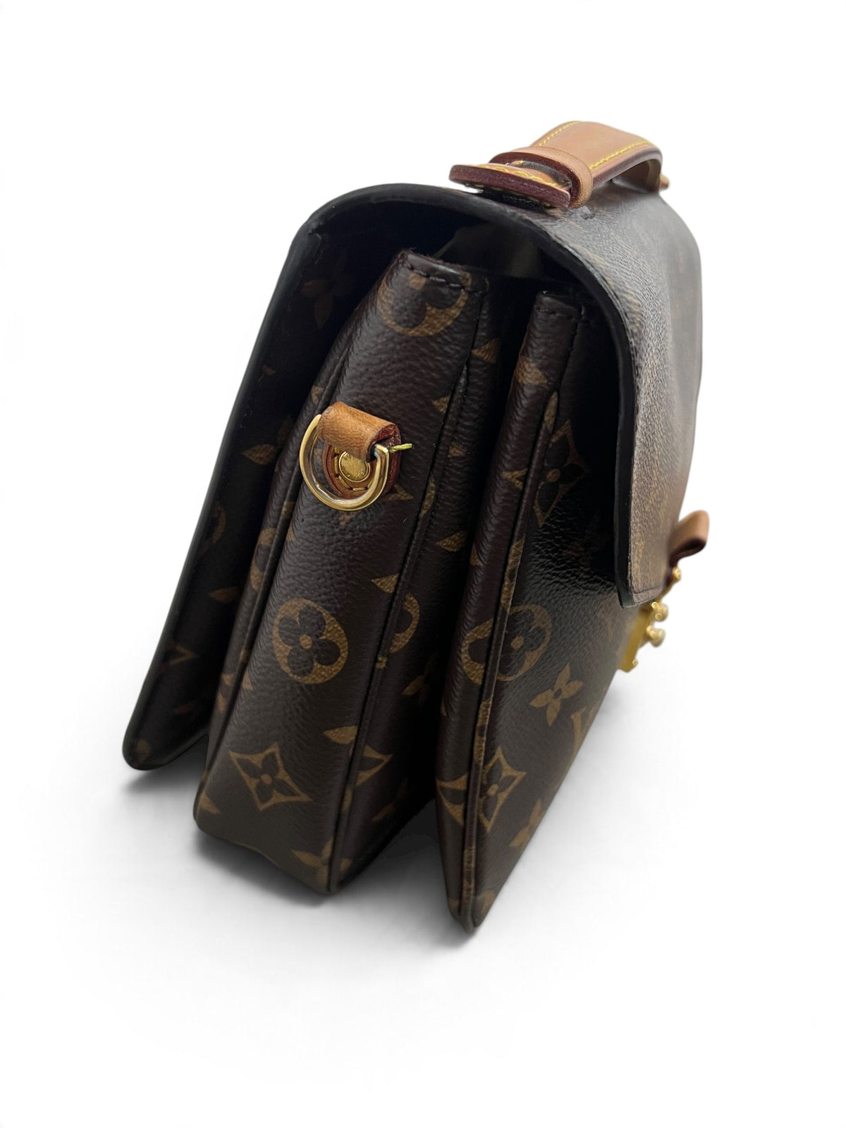 Profilo laterale destro Louis Vuitton Pochette Métis Monogram