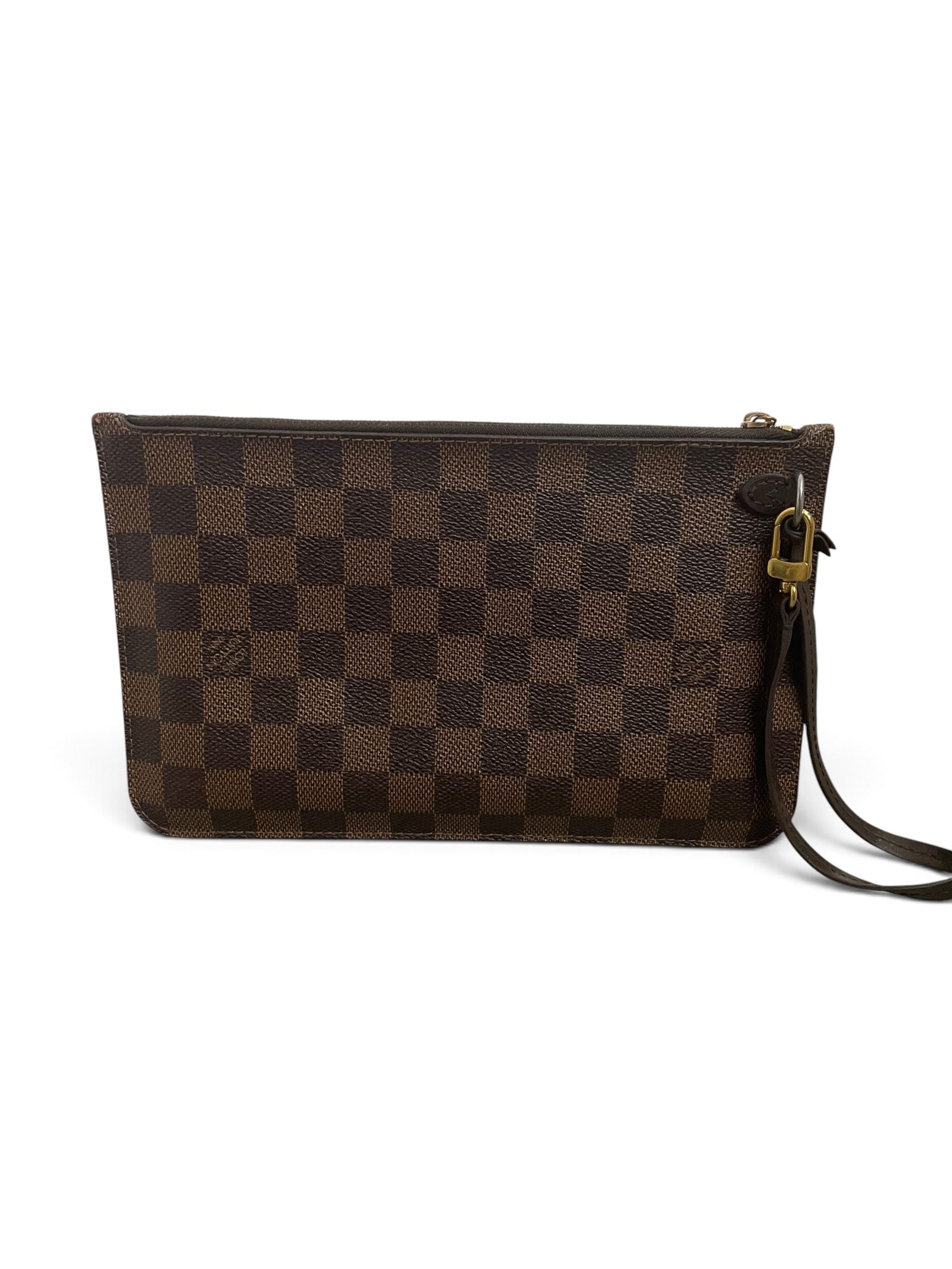 Retro pochette Louis Vuitton Neverfull Damier Ebene