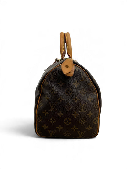 Louis Vuitton Speedy 30 lato destro con zip e manico