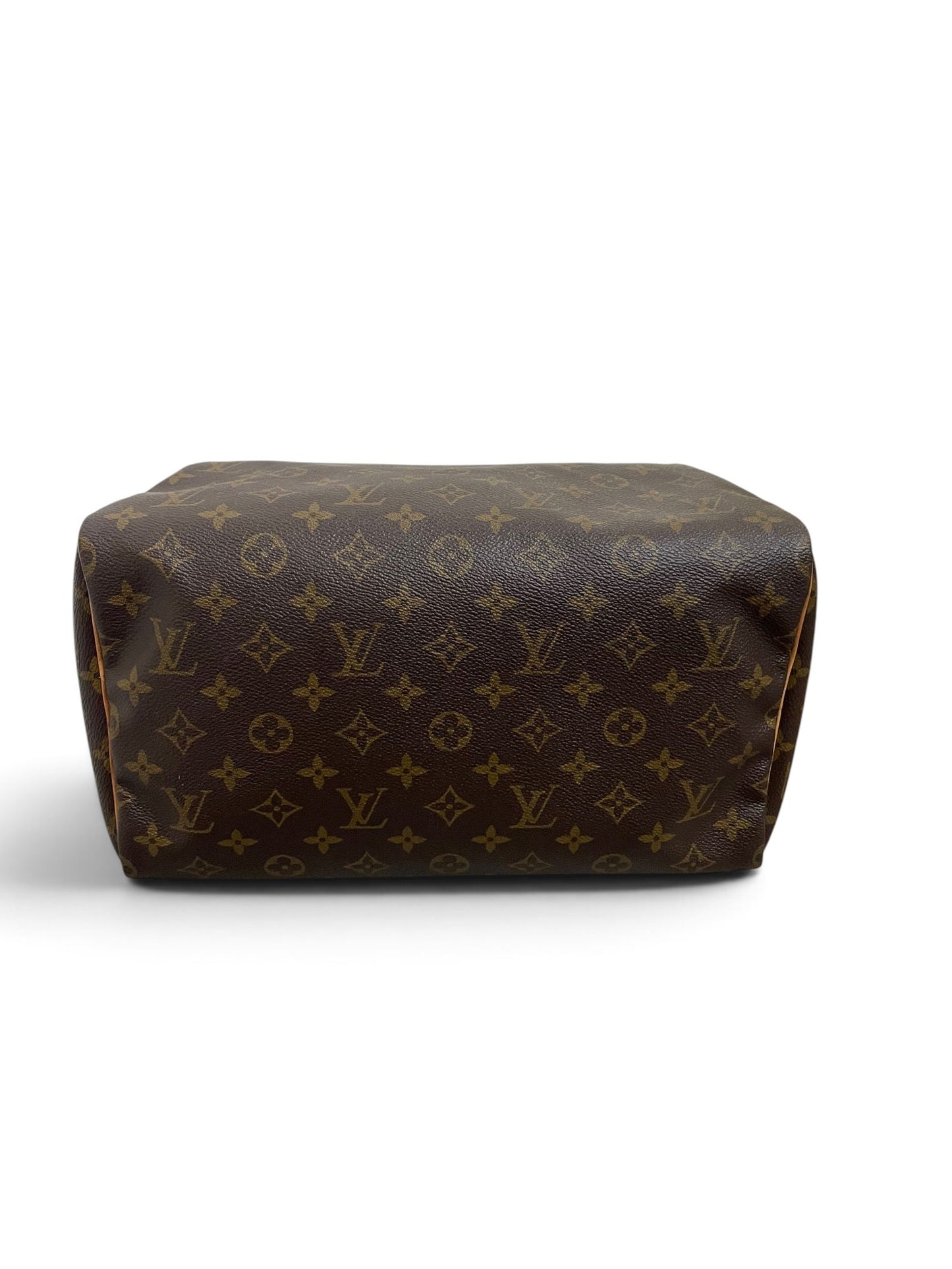 Fondo Louis Vuitton Speedy 30 Monogram vista piatta