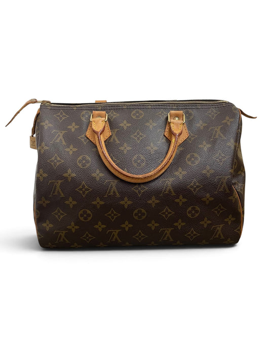 Louis Vuitton Speedy 30 Monogram vintage vista frontale