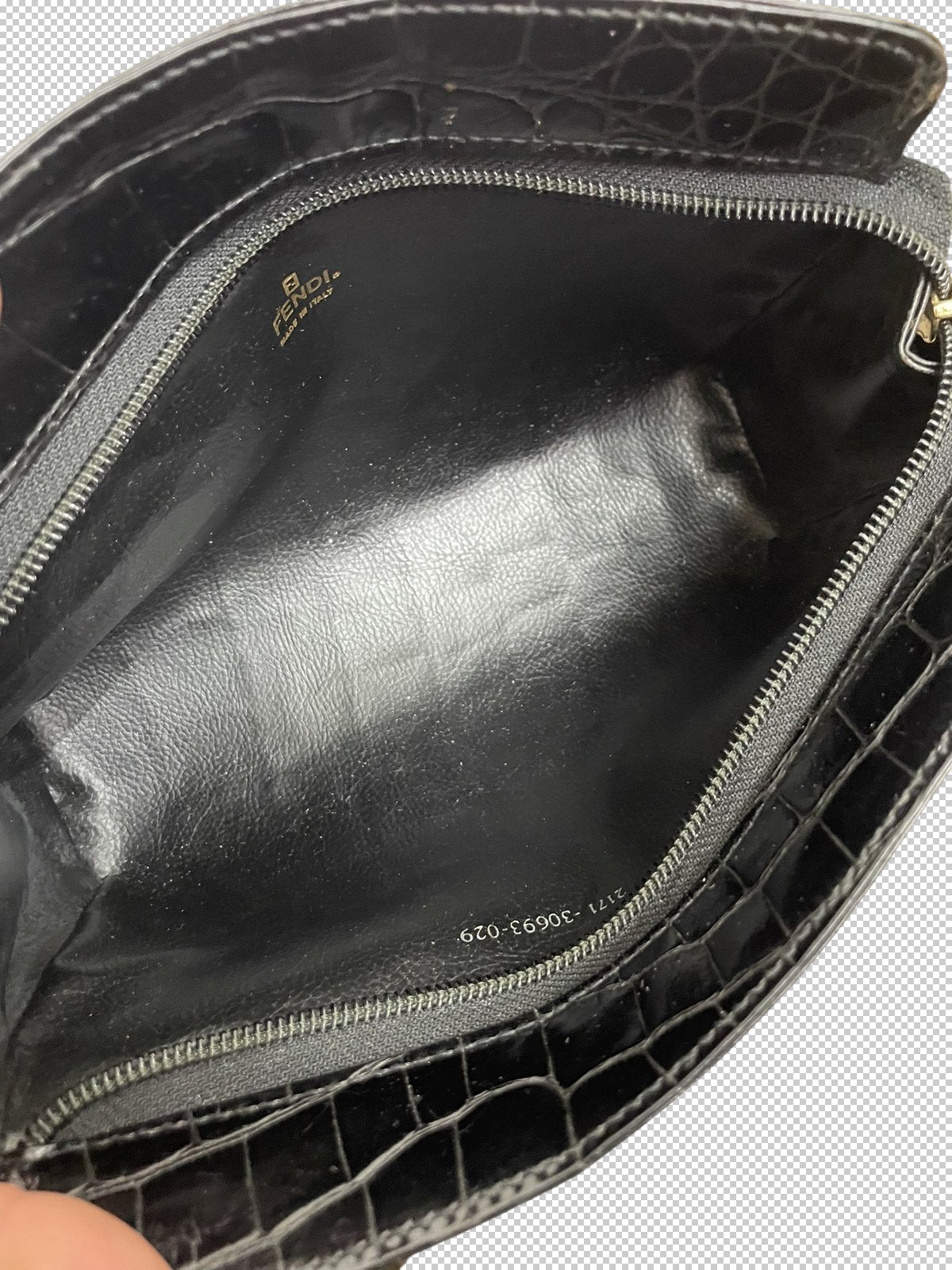 Pochette Vintage Fendi Pelle Stampa Cocco | Eccellenti Condizioni - AgeVintage