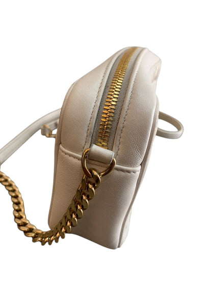 Prada 1BH112 borsa tracolla in pelle gaufré bianca - AgeVintage