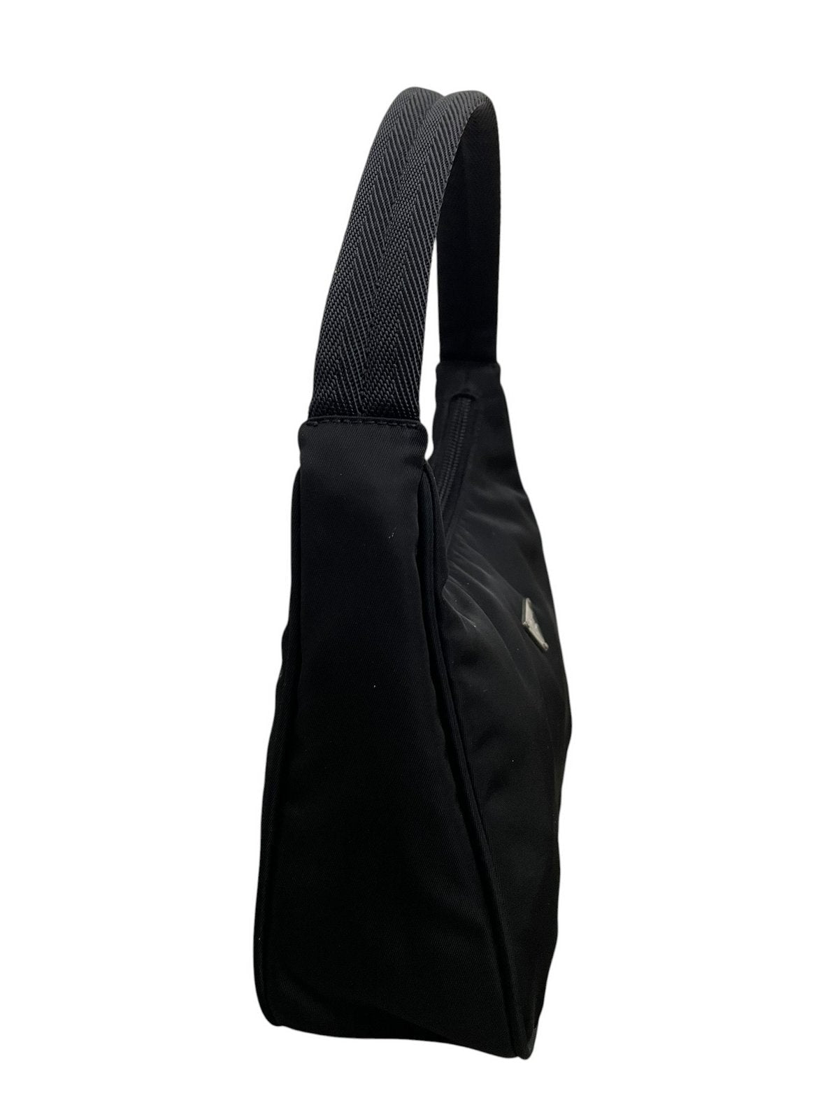 Prada Mini Hobo in Nylon Nero - AgeVintage