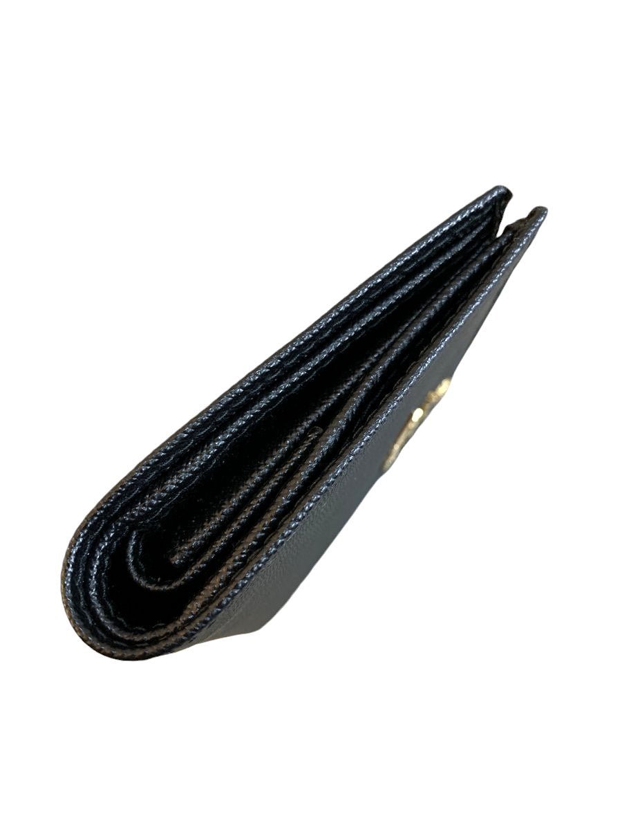 Prada portafoglio piccolo in saffiano colore nero - AgeVintage