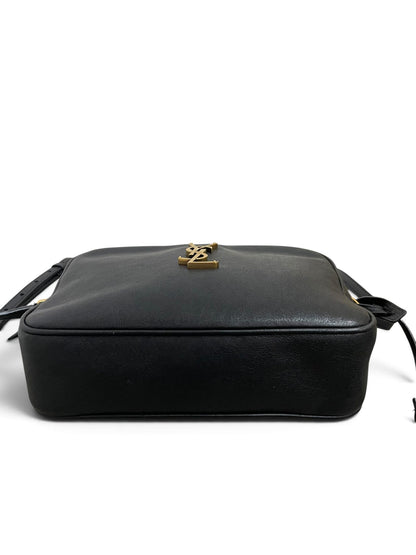 Base Saint Laurent Lou Camera Bag nera con logo
