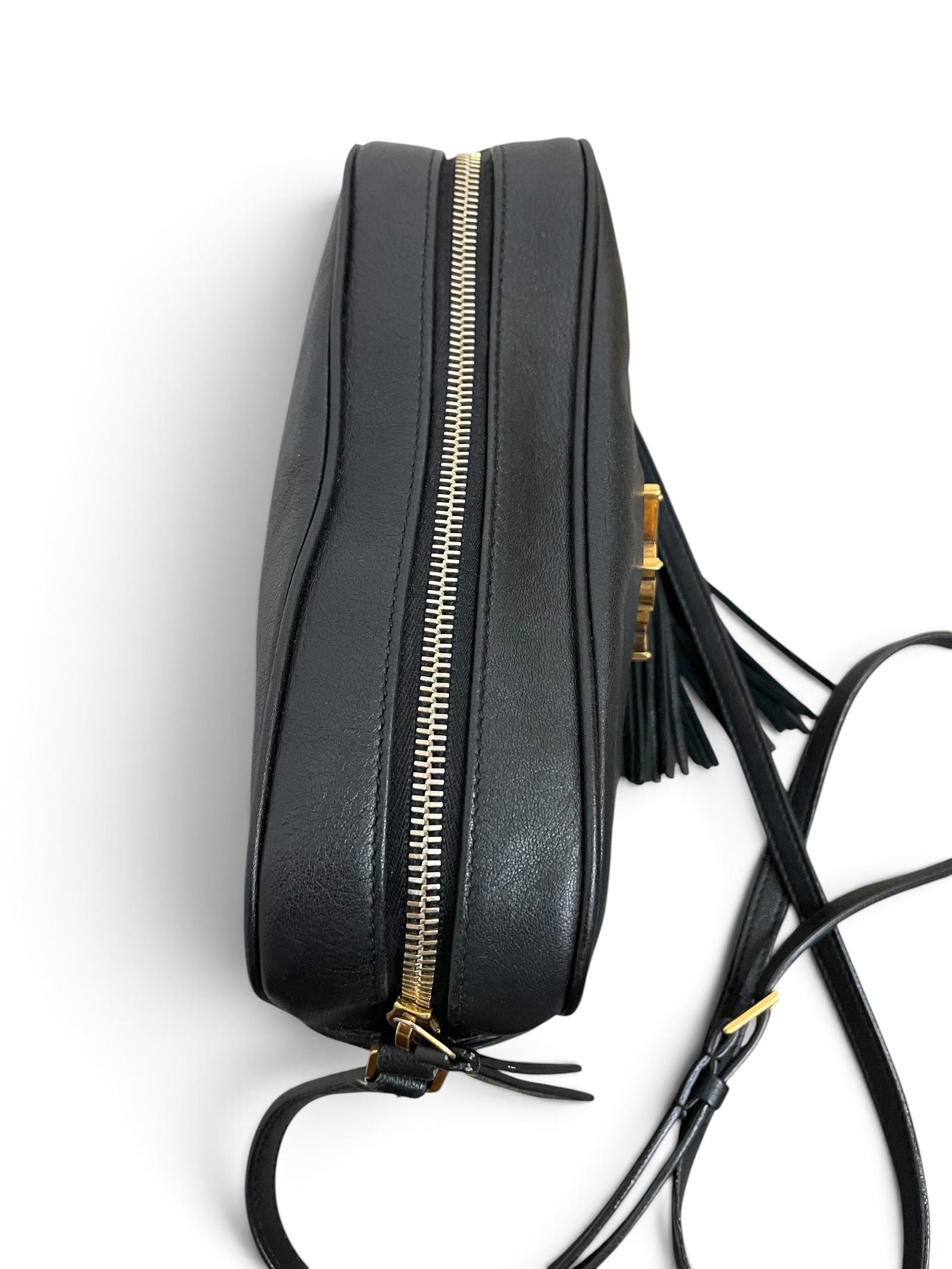 Zip dorata laterale Saint Laurent Lou Camera Bag